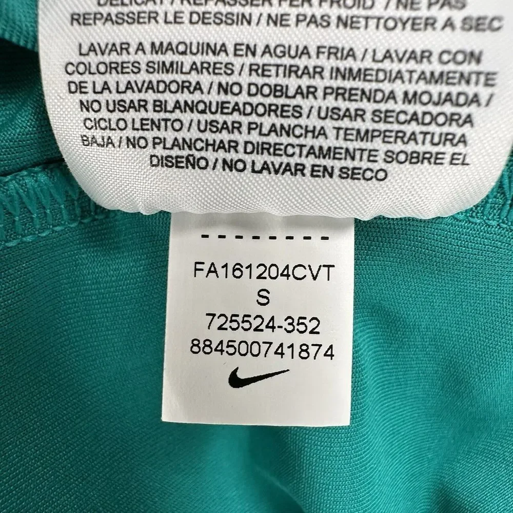Nike Golf Icon Polo Shirt Mens SMALL‎ Teal Green 725524-352 Performance